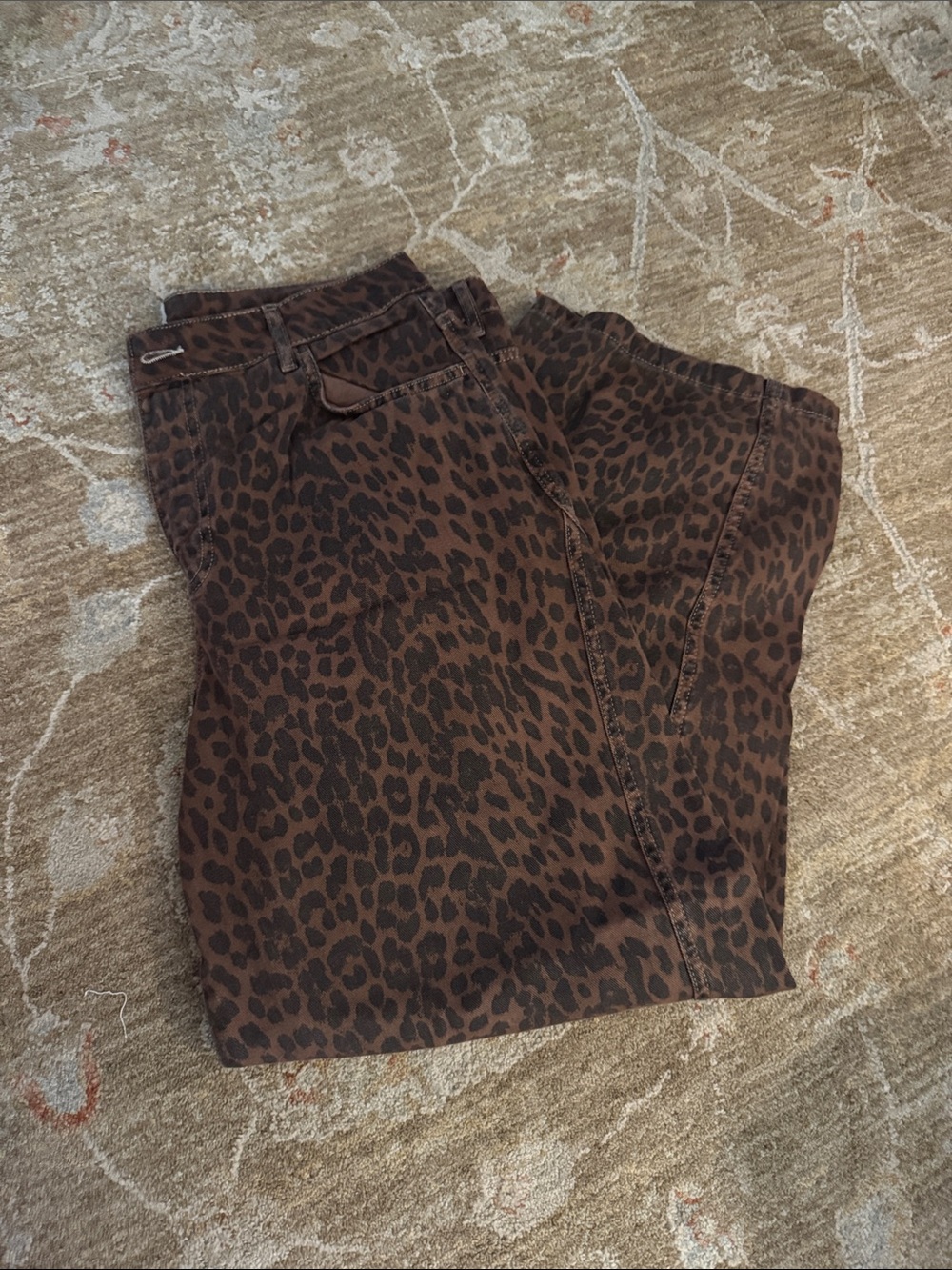 Damson Madder Dion Leopard Print Pants